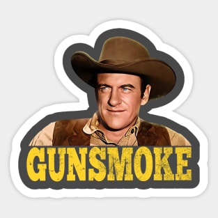 Gunsmoke - Matt Dillon Sticker